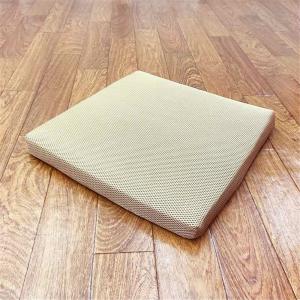 キョーエー メッシュへたりにくいクッション 40×40cm [座布団 椅子 ソファ 通気性] BE 爆買