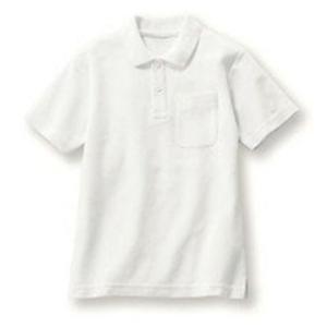 ベイリー 白色・学童ポロシャツ(半袖)120cm VR1200-120｜yamakishi