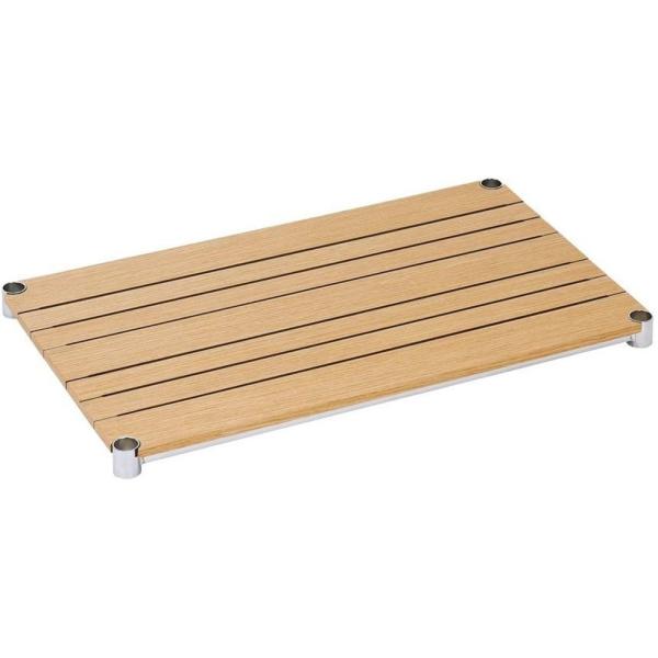 ドウシシャ ルミナス 25mmポール ウッドシェルフ(木製棚板) ナチュラル 76×46cm WS7...