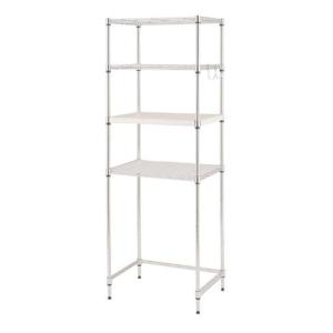 ドウシシャ フリーラック3段 55W PPシート付 [スチールラック オープン