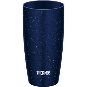 THERMOS サーモス 真空断熱タンブラー (陶器調) 420ml ネイビー(NVY) JDM-420｜yamakishi