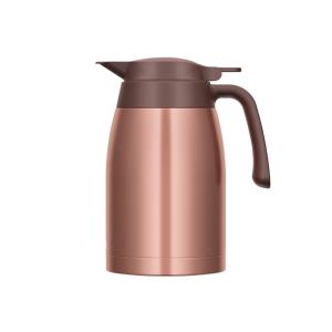 THERMOS サーモス ステンレスポット 1.5L ブロンズ [保温 保冷 卓上ポッド 魔法瓶 軽量 コンパクト 広口] TTB-1500 BZ