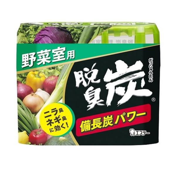 エステー 脱臭炭 野菜室用 [脱臭剤 消臭 ニオイ 強力消臭 冷蔵庫] 140g