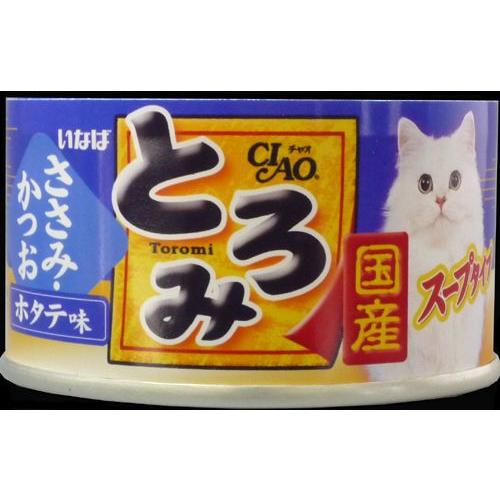 【お取り寄せ】いなば CIAOとろみ ささみ・かつお ホタテ味 [キャットフード ウエットフード 国...