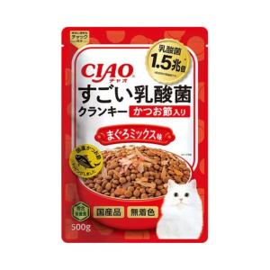 CIAO すごい乳酸菌クランキー かつお節入り まぐろミックス味 ( 500g
