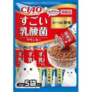 チャオ すごい乳酸菌クランキー まぐろ節・かつお節ミックス ( 22g*25