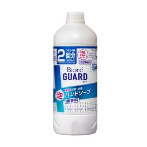 花王 ビオレガード 薬用泡ハンドソープ 無香料 [ハンドソープ 泡タイプ] 詰替400ml[医薬部外品]｜yamakishi