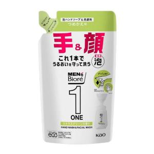 花王 メンズビオレ ONE 泡ハンドソープ＆洗顔料 [手洗い 洗顔 シェービング] 200ml(つめかえ用) [医薬部外品]｜yamakishi