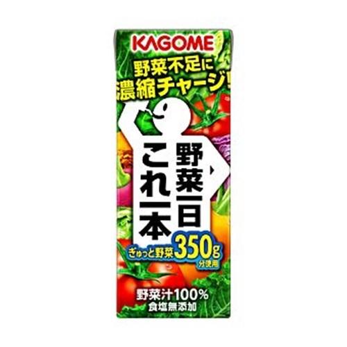 【ケース売り】カゴメ 野菜一日これ一本　200ml 紙パック 200ml×12 (490130604...