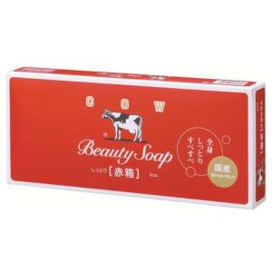 牛乳石鹸 赤箱 [石鹸 石けん せっけん 泡立ち しっとり] 90g×6コ入｜yamakishi