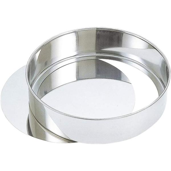 貝印 Kai House Selec ステンレス ホール ケーキ型(底取れ 式) 20cm [スポン...