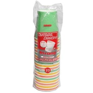 サンナップ ストロングカラーカップアソート250ml 20個入 C2520SCA