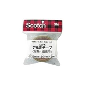 【在庫処分】3M アルミテープ(耐熱・耐寒用)50mm KAL-50｜yamakishi