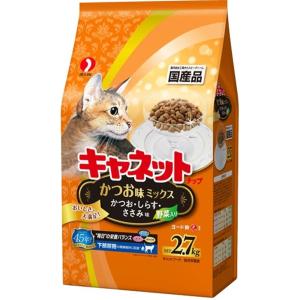 ペットライン キャネットチップ フィッシュ 2.7kg : イコアペット