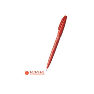 ぺんてる（Pentel） 筆タッチサインペン ブルー[細字 太字 レタリング