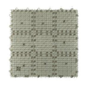 ワタナベ工業 人工芝 システムターフR 30x30cm 1枚 グレー [ジョイントマット 庭 システムテラス ベランダ 模様替え] RT-30-GY 爆買