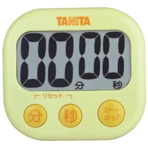 タニタ デジタルタイマー でか見えタイマー イエロー TD-384-YL