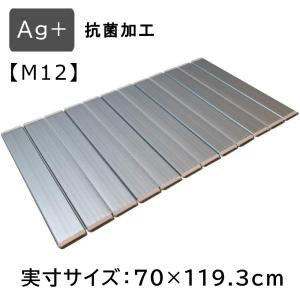 東プレ 折りたたみ 風呂ふた 抗菌 Ag+ メタリックグレー 70×139cm 日本