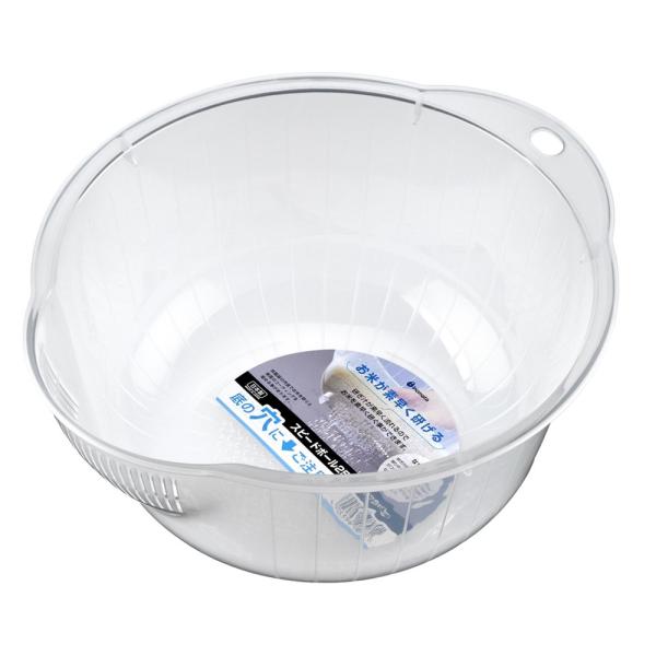 イノマタ化学 スピードボール 25 クリアー [キッチン用品 ざる お米 研ぐ 水切り] 807 爆...