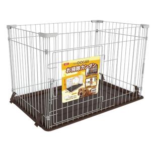 マルカン ドッグフレンドルーム天面フェンス付 (ペットゲージ) DP-875