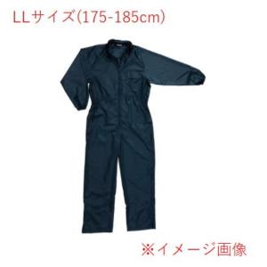 川西工業 5500 ナイロンツナギ服 ネイビー [レインウェア 雨 カッパ] LL｜yamakishi