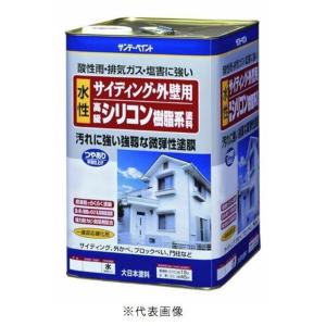 サンデーペイント 水性 サイディング・外壁用 シリコン樹脂系塗料 16Kg ホワイト