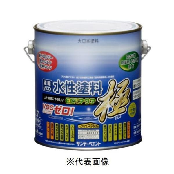 サンデーペイント 水性塗料・ＥＣＯアクア・エコアクア極（ライトグレー） 【0.7L（700ml）】