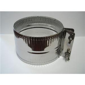 黒耐熱 ステンレス 煙突用 二つ割 φ120mm用 厚み0.8mm ［二つ割バンド