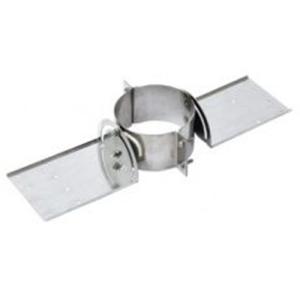 HONMA ホンマ製作所 黒耐熱ステンレス 二つ割2枚1組≪煙突支持部材