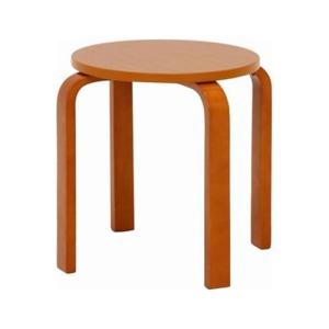 不二貿易 木製曲脚椅子（イス） ブラウン W40xD40xH44cm｜yamakishi