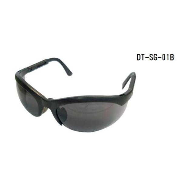 DBLTACT(ダブルタクト) 保護メガネ ブラック [作業用品 セーフティゴーグル 安全 紫外線カ...