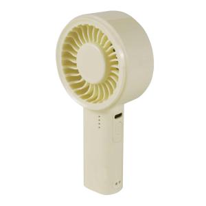 TEKNOS テクノス USB 充電式ハンディファン [扇風機 小型 ミニサイズ 冷房用品 アウトドア 通勤] HF-2020U(IV) アイボリー 爆買