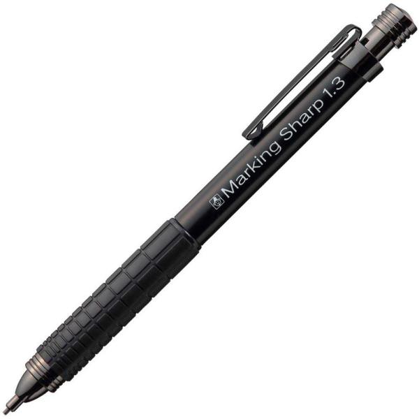 たくみ マーキングシャープ  建築用 シャープペン 鉛筆 芯1.3mm 黒 2B