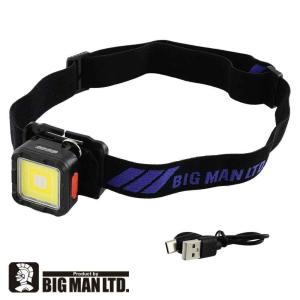 BIGMAN ビッグマン LEDミニミニ ポケットライト充電式 EVOヘッドライトアタッチメントセット [作業灯 ワークライト 照明 防災 災害] BPML-EVO-HA2 爆買
