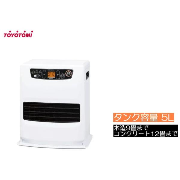 トヨトミ (TOYOTOMI) 石油ファンヒーター 人感センサーモデル ホワイト [暖房 ストーブ ...