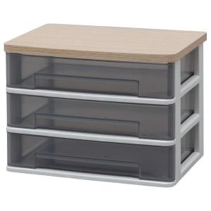 アイリスオーヤマ ワイドテーブルチェスト [収納 引き出し 机 A4 書類