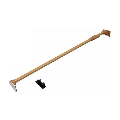 アイリスオーヤマ 木調超強力伸縮棒　幅110〜190cm　ダークブラウン H-MUPJ-190