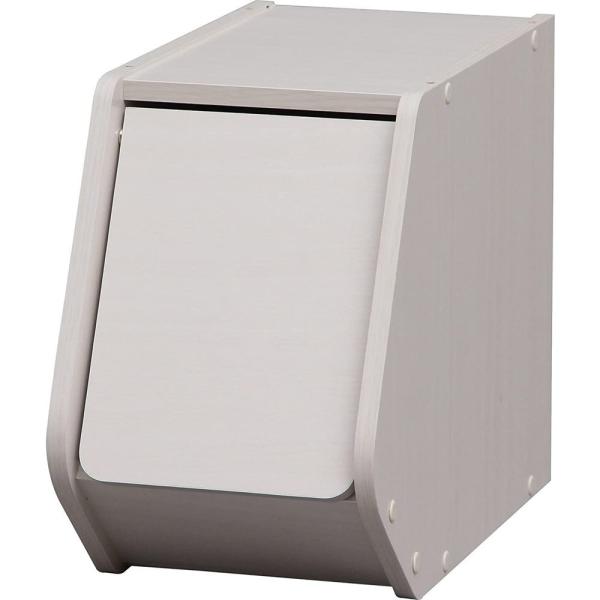 アイリスオーヤマ スタックボックス 扉付き 幅20cm [収納 積み重ね 小物 おもちゃ 整理 子供...