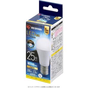アイリスオーヤマ LED電球 E17 広配光 25形 昼白色 230lm LDA2N-G-E17-2T6