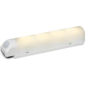 アイリスオーヤマ 乾電池式LEDセンサーライト ウォールタイプ 電球色 ホワイト [階段 廊下 物置 玄関 クローゼット ベッドサイド 照明] BSL40WL-WV2｜yamakishi