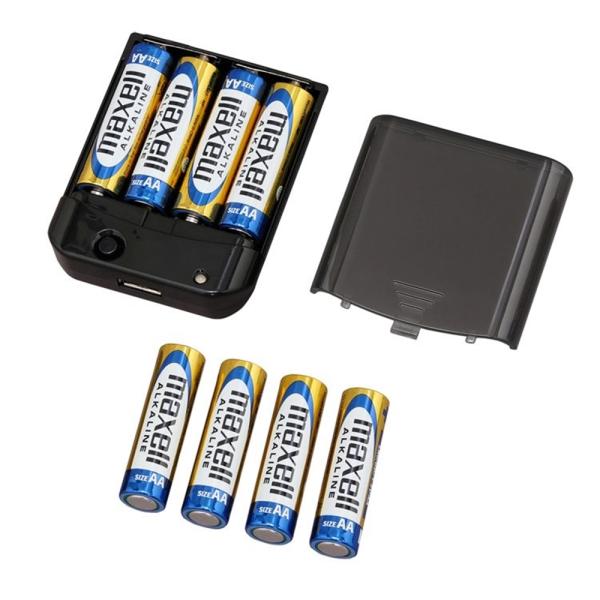 アイリスオーヤマ 防災用乾電池式携帯充電器 ブラック [災害 避難 緊急 防災 スマホ iphone...