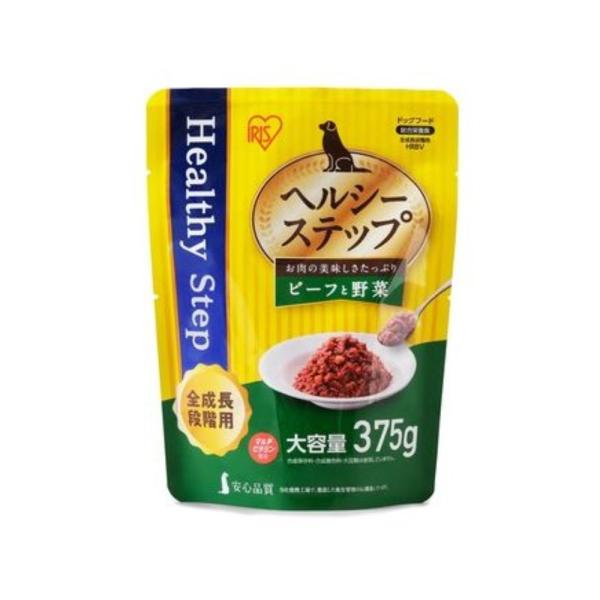アイリスオーヤマ [犬用]ヘルシーステップレトルト ビーフと野菜 全成長段階用 375g HRBV