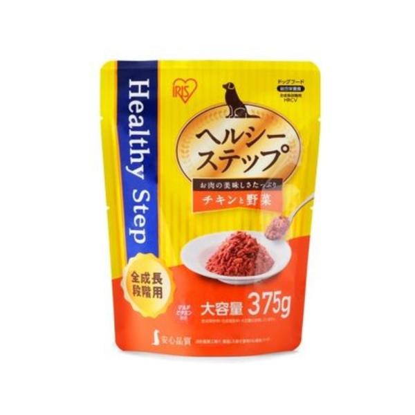 アイリスオーヤマ [犬用]ヘルシーステップレトルト チキンと野菜 全成長段階用 375g HRCV