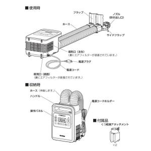 アイリスオーヤマ ふとん乾燥機 カラリエ ツイ...の詳細画像5