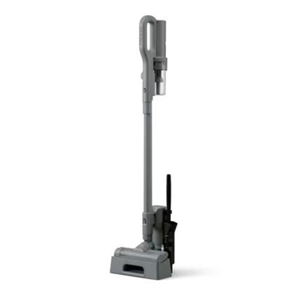 アイリスオーヤマ 充電式サイクロンスティッククリーナー グレー [掃除機 小型 感知センサー ほこり...