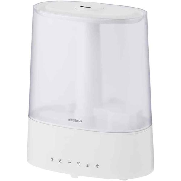 アイリスオーヤマ 上給水超音波ハイブリッド加湿器 [季節家電 湿度 乾燥 タンク6L 和室9畳 洋室...