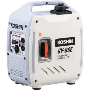 工進(KOSHIN) インバーター発電機 交流100V9A 直流12V5A ガソリンエンジン [シガーソケット USB アウトドア イベント 災害 停電 非常用] GV-9SE｜yamakishi