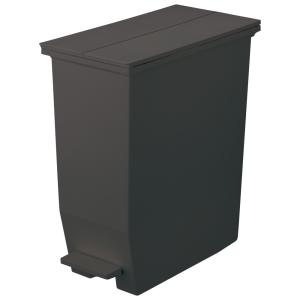 リス H＆H 棚下で使える ペダル ダストボックス 35L [ごみ箱 ゴミ箱 シンプル おしゃれ インテリア] ダークグレー 爆買
