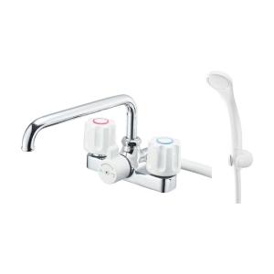 SANEI サーモデッキシャワー混合栓 取付け芯ピッチ102mm [浴室 風呂