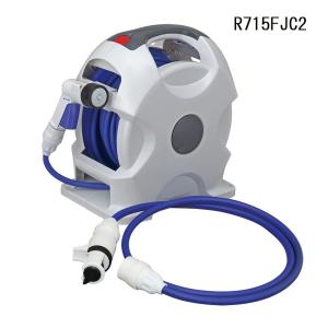 タカギ オーロラX2 自動巻き 15m 内径7.5mm[園芸 散水 洗車 ホースリール] R715FJC2 爆買